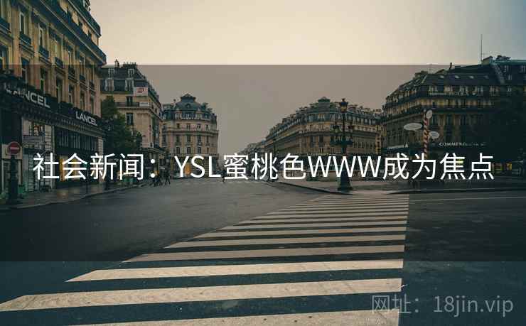 社会新闻：YSL蜜桃色WWW成为焦点  第2张