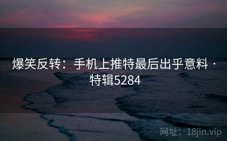 爆笑反转：手机上推特最后出乎意料 · 特辑5284