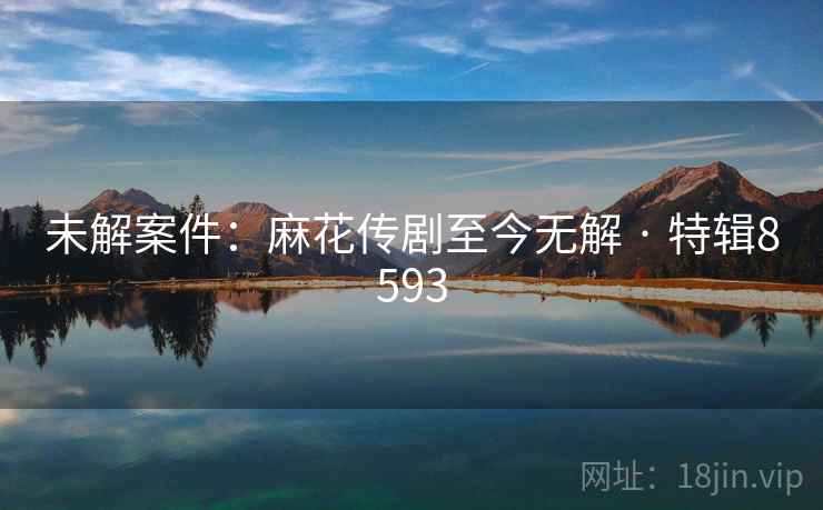 未解案件：麻花传剧至今无解 · 特辑8593  第2张